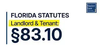 &sect;83.10: Landlord&rsquo;s Lien for Advances | Florida Landlord & Tenant