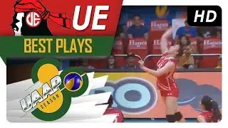 UAAP 80 WV: Shaya Adorador ends the long, intense rally with a sweet spike | UE | Best Plays