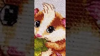 RIOLIS cross stitch kit review. 2185 Cute Hamster