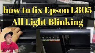 EPSON L805 ALL LIGHT BLINKING