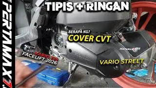 REVIEW Berat Cover CVT Honda Vario 125 Facelift 2026 Street Terbaru Lebih Ringan #vario125 #vario