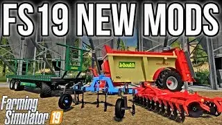 NEW MODS! Front Cultivator, Buying Stations, & More! | Farming Simulator 19