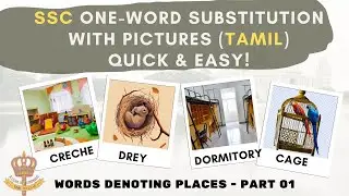 Words Denoting Places Pictorial | One Word Substitution | Ruler of Hundreds