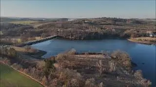 Talsperre Pirk Oelsnitz Vogtland (Drone Fly)
