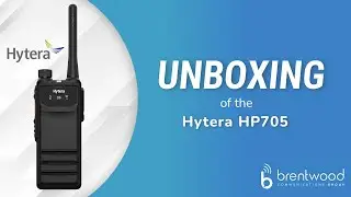 Hytera HP705 Two Way Radio Unboxing