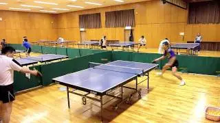 Shenzhen ping pong: serve plus two backhand, one forehand drill