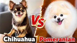 Chihuahua vs Pomeranian || dog vs dog || toy breed comparison in Hindi