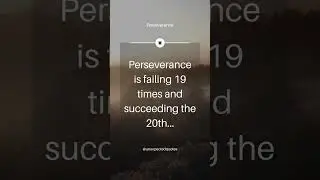 Perseverance - Unexpected Quotes