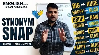 Synonym Snap: Match • Think • Master” | English with Ravi Sharma 