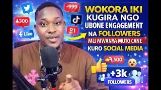 Wokora iki kugira ngo ubone engagement na followers mumwanya muto cane kuro social media