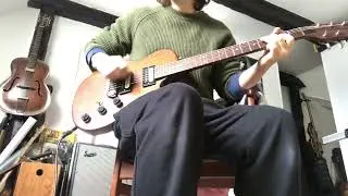 Hofner S5PA 80s demo - active wiring - Schaller Humbucker - in your face!