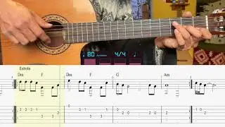 Llorando se fué - Arreglo Sencillo Guitarra Solista - Los Kjarkas