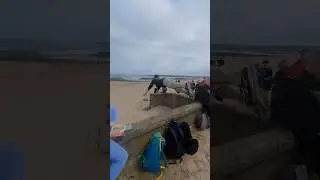 Sand Diving 🤕 #parkour #freerunning #scotland #dive