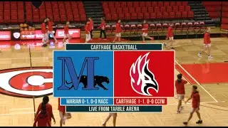 Carthage Men's Basketball vs. Marian 2022_11_19