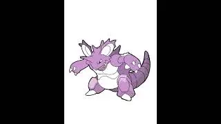 Pokemon drawing / Nidoking /Coloringpages / #034