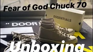 Fear Of God x Essentials Chuck Taylor 70 Unboxing and On Feet
