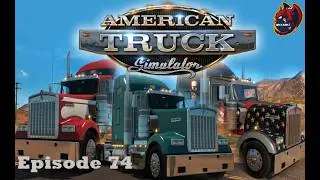 [FR] [ATS] A fond sur les routes enneige de Louisiane en convoi Ep74.
