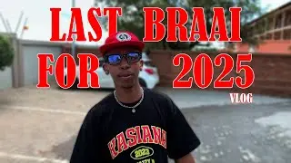 Vlog #3 . Last Braai For 2025 With The Gents & We Ran Out Of Pap 😂😭