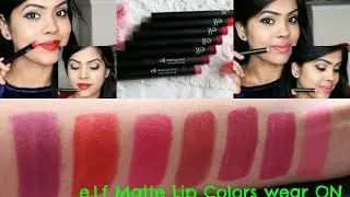 ELF Matte Lip Color New & Old/7 shades Perfect for Indian Brown Skin