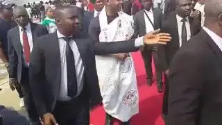 Atiku, Obi and Bukola Saraki arrive Delta State for 2019 Election Campaign