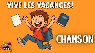 Chanson 🎸☀️ VIVE LES VACANCES &ndash; Version POP ROCK ! 🎉#chansonenfant #chansons&eacute;ducatives