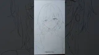 How to draw anime girl #animeart #animeartstyle #anime #howtodraw #tutorial #traditionalart