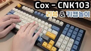 콕스 cnk103 리뷰 | 키캡놀이 | 하늘 아래 같은 무접점 키보드 없다