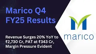 Marico Q4 FY25 Results: Revenue Surges 20% YoY to ₹2,730 Cr, PAT at ₹343 Cr, Margin Pressure Evident
