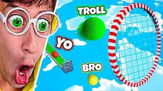 SÓLO HOYO en UNO Troll 😂⛳! (imposible) - GOLF IT #14 TEKENDO