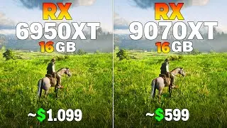 RX 6950 XT vs RX 9070 XT - Test in 8 Games