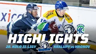 28. kolo HK Kralupy vs HC Wikov Hronov | 2. liga 2025/26 Highlights