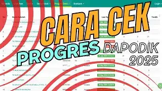 Cara Cek Progress Data Dapodik 2025