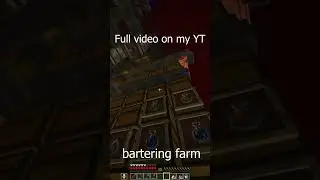 Look at This INSANE bartering farm!😮 #minecraft #funny #gaming