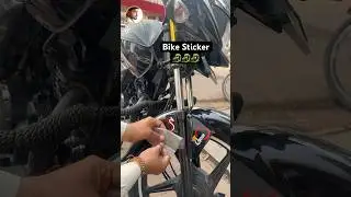 Bike sticker 🐉 #shorts #trendingshorts #bikesticker #newradiumsticker