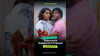 Faith Duke just got the most suspenseful proposal in Nollywood #loveonstandby #nigerianmovies