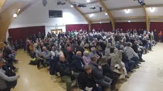 Crowborough Army camp 600 illegal migrants Public meeting