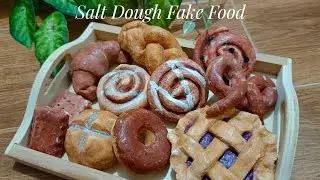 Making Fake Food from Salt Dough | Makanan Mainan #diy #saltdough #toys