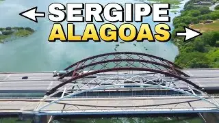 Ponte do Rio São Francisco na divisa dos estados ALAGOAS e SERGIPE / BR-101