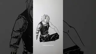 Drawing Edward Elric from Fullmetal Alchemist #fma #edward #animeeart #fullmetalalchemist