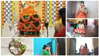 নতুন ঘর করে এখন আফসোস করতে হচ্ছে 😌 সোমবার শিবপূজা + সন্ধ্যা আরতি সাথে প্রসাদ।।vlog