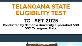 TS SET Result 2025-26 Score Card Download/TS SET Result Pdf /Telangana State Eligibility Test Result