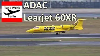 ADAC Aero-Dienst GmbH Learjet 60XR *D-CURE* landing at Berlin Brandenburg Airport