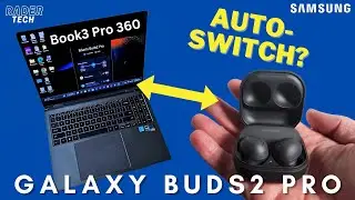 Переключаются ли наушники Samsung Galaxy Buds2 Pro автоматически при использовании Galaxy Book3 P...