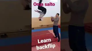 Backflip, Salto otishni o'rganish, orqa salto tashlash, #backflip #salto #flips #shorts