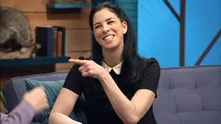 208 - Sarah Silverman Wears a Black Dress With A White Collar with commentary - Comedy Bang! Bang!