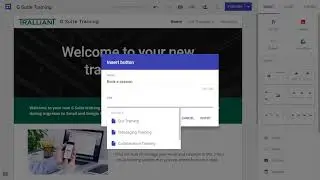 How to add buttons to pages in Google Sites