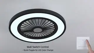 22'' Ceiling Fans With Lights And Remote 👉 item link:  