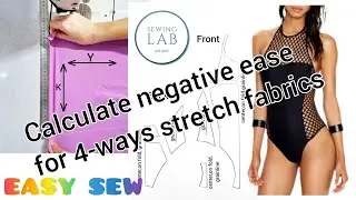 #76 Calculate negative ease for 4-ways stretch fabrics