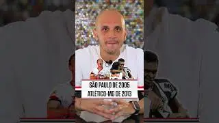 S&atilde;o Paulo de 2005 ou Corinthians de 2012? Ou Santos de Neymar? F&aacute;bio Santos responde! #shorts