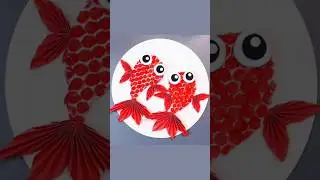 Bubble Wrap Craft | Bubble Painting | Fish Craft.! #shorts